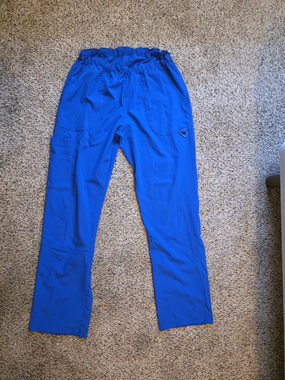 GT Performance Women's Royal Blue Scrub Bottoms M